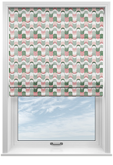 Castillo Velvet, Mystic - Twist&Fit Roman Blind